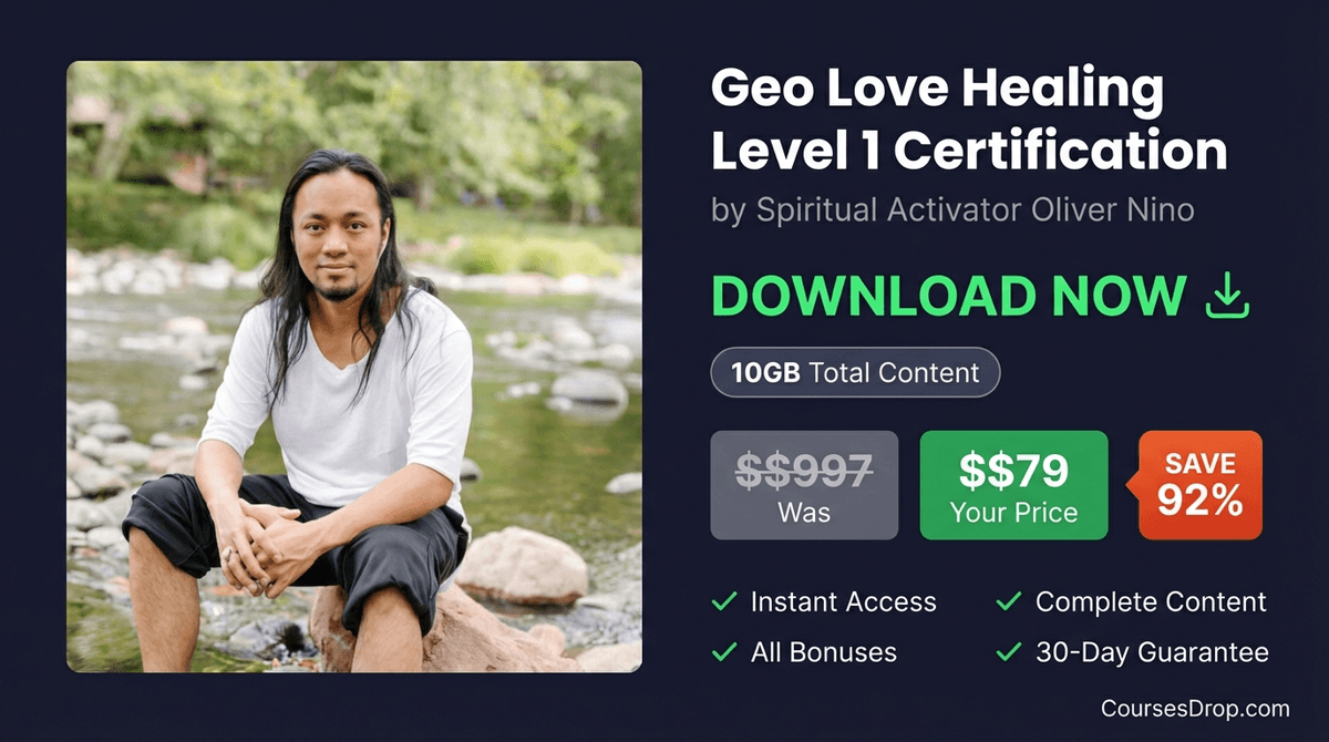Geo Love Healing Level 1 Certification download package