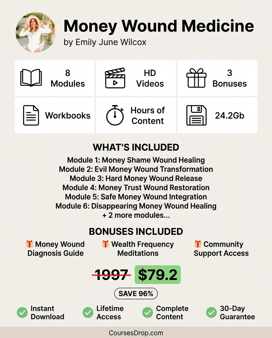 Money Wound Medicine infographic