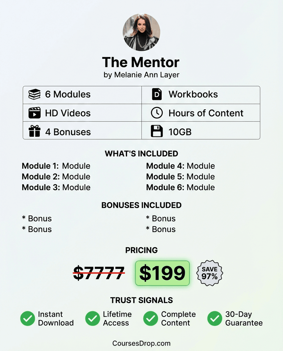 The Mentor infographic